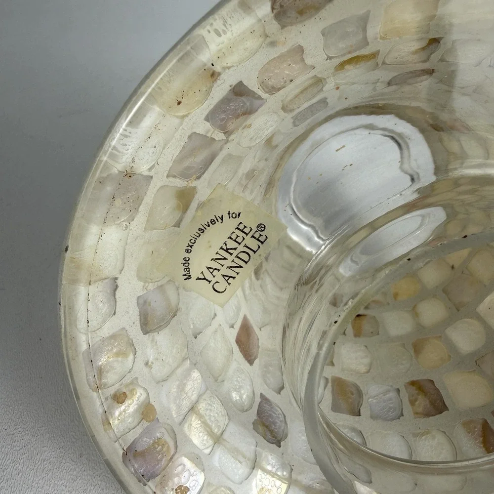 Yankee Candle Mosaic Shade For Jar Candles Mother Of Pearl